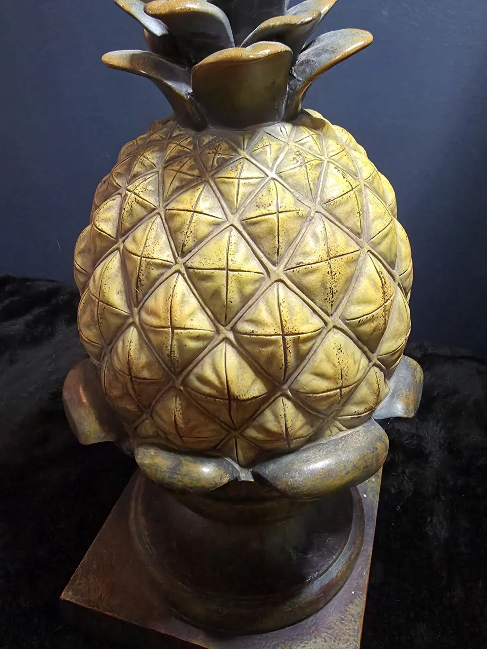 Discontinued Target Resin Pineapple Freestanding Statuary